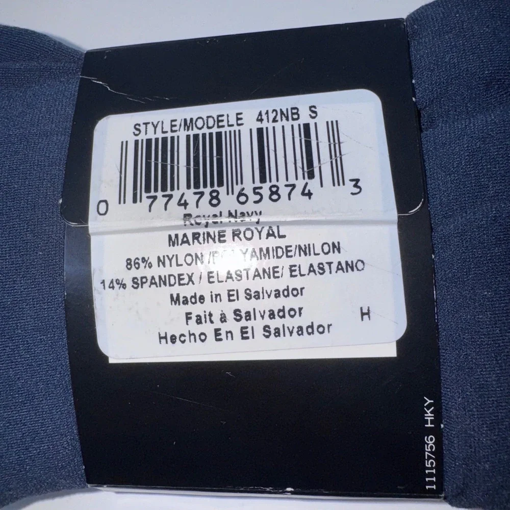 DKNY Tights Women Small Royal Navy Opaque Control Top 40 Denier 412NB